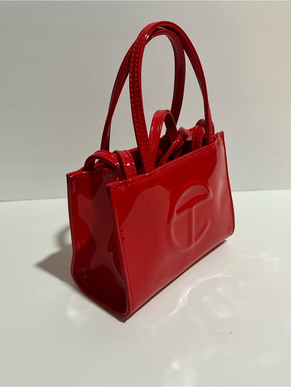 Red Patent Telfar Bag (Small) - Picture 2 of 2